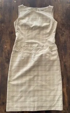 Aspiration チェック柄 ノースリーブワンピース 7