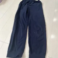 ネイビー 140サイズ フリースパンツ　パジャマ