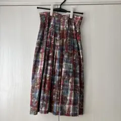 GRANDMA MAMA DAUGHTER チェック柄 プリーツスカートのサムネイル