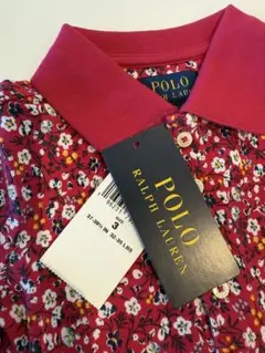 RALPH LAUREN 花柄ポロシャツ サイズ3【新品未使用】