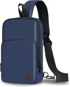 ボディバッグ メンズ ショルダーバッグ 軽量 ボディーバッグ防水 斜めがけ　黒