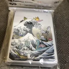 ポケモン デッキシールド 葛飾北斎 ピカチュウ カードスリーブ