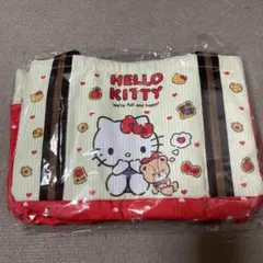 ハローキティ　コーデュロイ保温保冷巾着トートバッグ