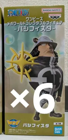 ワンピース メガワールドコレクタブルフィギュア パシフィスタ 6体セット