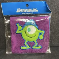 ディズニー　新品　ミニタオル　モンスターズインク　マイク