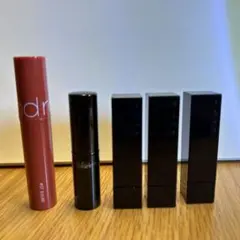 口紅５本セット　リップモンスター、ネンマクフェイクルージュ、JLティント
