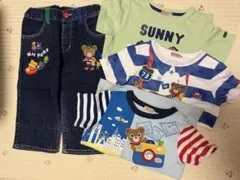 ミキハウス 夏服セット プッチー君 Tシャツ ハーフパンツ 8点セット