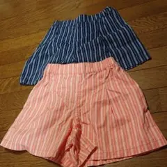 ユニクロ ショートパンツ 半ズボン 美品 130センチ 2枚組