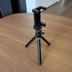【ブラック】コンパクトスマホ三脚