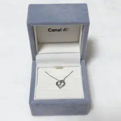 【未使用品】Canal 4°C シルバーネックレス　ハート型