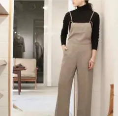 Plage フェイクスエードサロペット　ベージュ　36サイズ