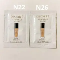 コスメデコルテ　ゼンウェアグロウファンデーション　サンプル　2種セット