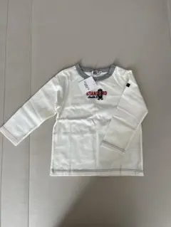 ミキハウスDOUBLE.B 刺繍付き ロンT 日本製