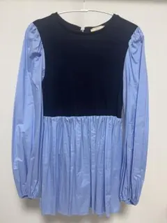 UNITED ARROWS 長袖トップス ネイビー/ライトブルー※2/11迄掲載