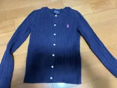 ポロラルフローレン ネイビー カーディガン 女の子