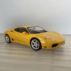 最終値下げ早い者勝ち1/24フェラーリ360モデナ　イエロー完成品のサムネイル