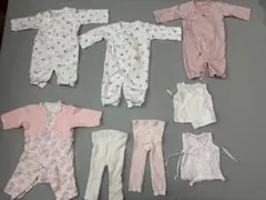 ベビー服 ロンパースセット 動物柄 花柄