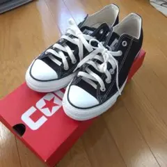コンバース オールスター OX【新モデル】 26cm ブラック 箱あり