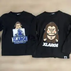 XLARGE ブラック 長袖カットソー ２枚セット