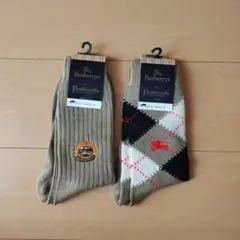 バーバリー パンセレラ イギリス製 靴下 ソックス BURBERRY 25cm