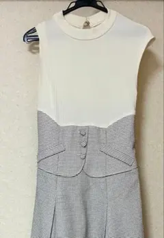 ダズリン　ミニチェックコルセットワンピース