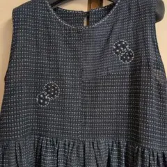 美品 慈雨 ジウ センソユニコ 刺繍 総柄 チュニック 40 L 黒 - メルカリ