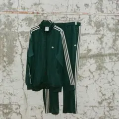 adidas ベッケンバウアー ダークグリーン 上下セットアップ