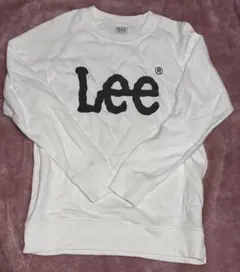 Lee ビッグロゴ M ホワイト 白 裏毛 メンズ レディース ユニセックスのサムネイル