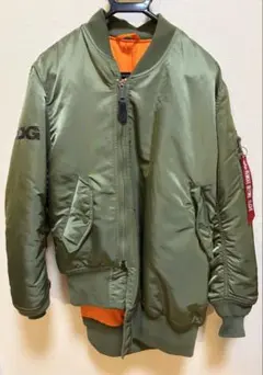【値下げ可】CDG × ALPHA INDUSTRIES MA-1 カーキ S