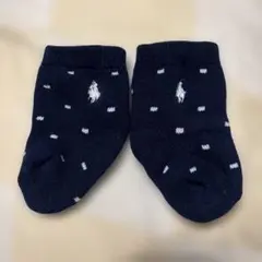 ポロ・ラルフ・ローレン ベビー靴下 ネイビー