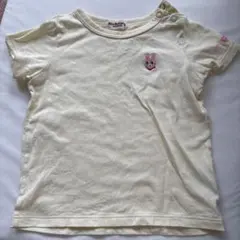 ホットビスケッツ　ウサギ刺繍付きTシャツ