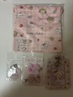 161.Mikko 巾着 クリップ カードケース 4点セット