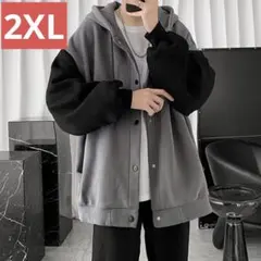 【フード付】❤️メンズ パーカー❤️長袖 アウター 大きいサイズ カジュアル