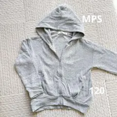MPS フード付きパーカー 120cm グレー