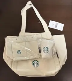 スターバックス スタバ　福袋　トート ポーチ バッグインバッグ　3点セット