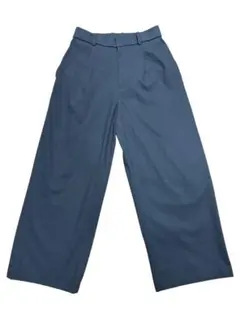 UNIQLO ユニクロ　タックワイドパンツ　ブラック　M