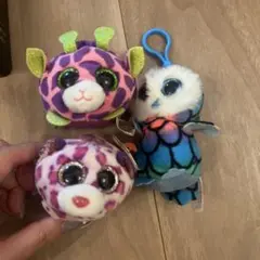 【ty】フクロウのぬいぐるみ　セットのサムネイル