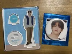 セブチカフェ グッズ エスクプス 缶バッチ アクスタ