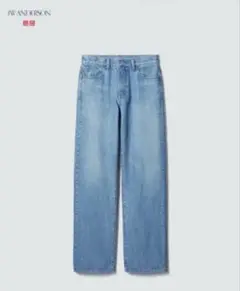 美品2025年 ユニクロ JW ANDERSON ストレートデニム ジーンズ21
