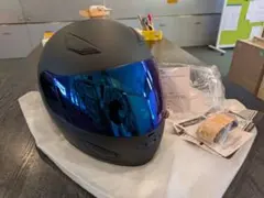 NEO RIDERS フルフェイスヘルメットマットブラック XLミラーシールド付のサムネイル