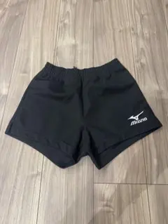 Mizuno ブラック ショートパンツ　バレーボール　ゲームパンツ
