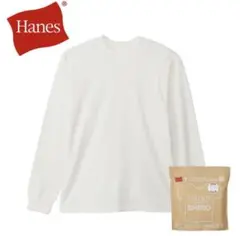 Hanes T-SHIRTS SHIRO クルーネックロングスリーブTシャツ
