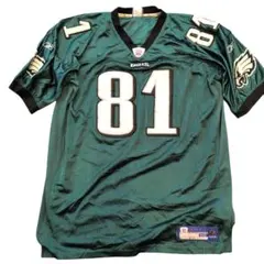 [드로잉 가능] 리복 NFL 이글스 오웬스 81 게임 셔츠
