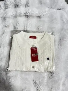 ダズリン　POLO BCS コラボ　ケーブルポロニットトップス