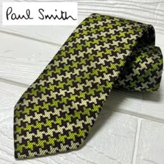 日本製）　Paul Smithポールスミス　玉虫グリーン　ネクタイ