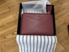 ANNA HINDMARCH 二つ折り財布 バーガンディのサムネイル