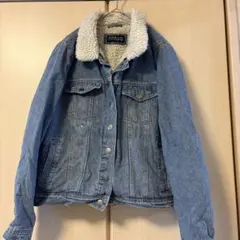 COTTON:ON あったかボア襟付き　デニムジャケット 40