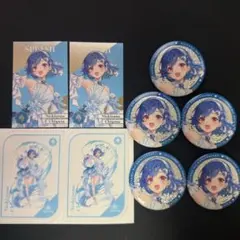 西園チグサ にじさんじ 8th メタルカード グリッター缶バッジ クリアカード