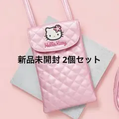 サンリオ当たりくじ ハローキティ ピンクキルト ポシェット ショルダーバッグ