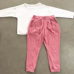 ユニクロ　パジャマ　女の子　S 110 120 125 セット　長袖